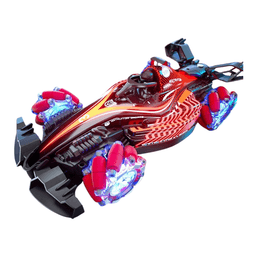Auto a Control Remoto RC F1 Con Vapor Luz y Giros Stunt Car Rojo