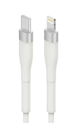 Cable Ringke Carga Rapida para iPhone USB C a Lightning Pastel 2m Blanco