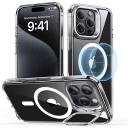 Carcasa ESR Para iPhone 16 Pro Max Hybrid Stash Stand Transparente