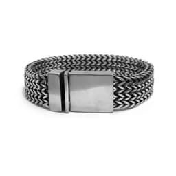 Pulsera De Acero Para Hombre Apolo Plateado XS