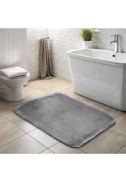 Alfombra de Bano Nautica Home flannel 50x80cm absorbente gris L