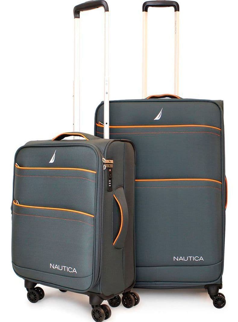 Pack 2 maletas blandas de tela S+M Nautica Lisboa 10k y 20k gris
