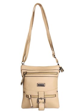 Cartera bandolera Pola beige Anabella Sachi
