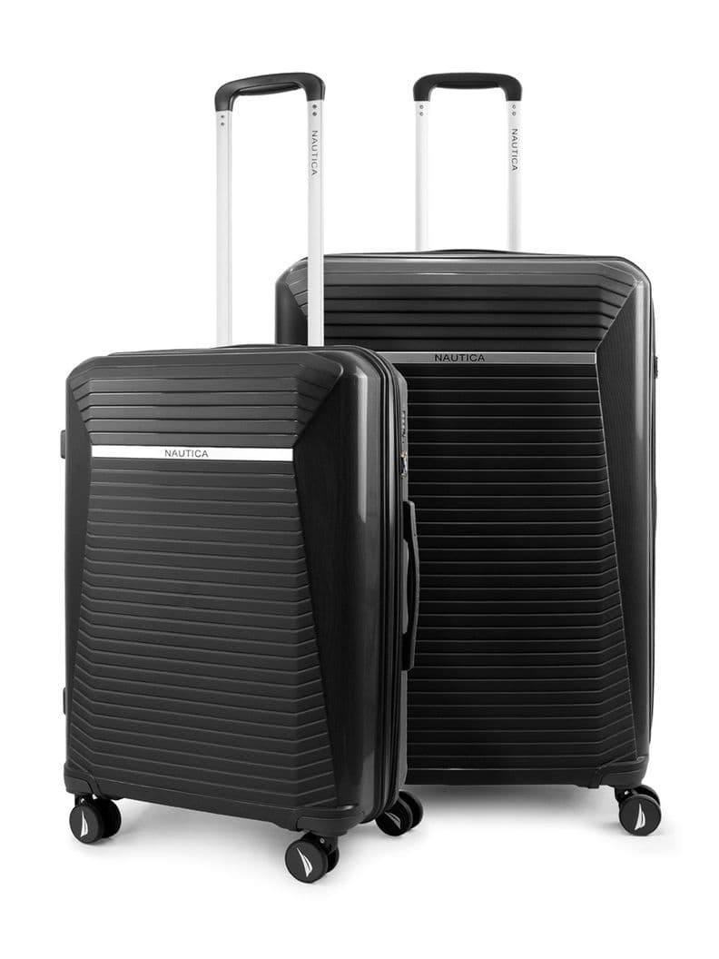 Pack 2 maletas Nautica Niza M+L mediana 20k y grande 23k negra Negro