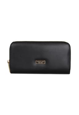 Billetera mujer Goldy negra Kenneth Cole Negro