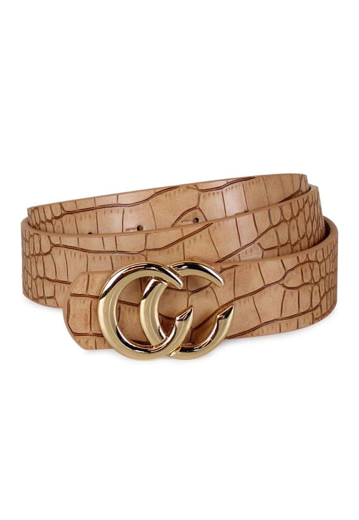 Cinturon mujer Iris beige Carven Paris