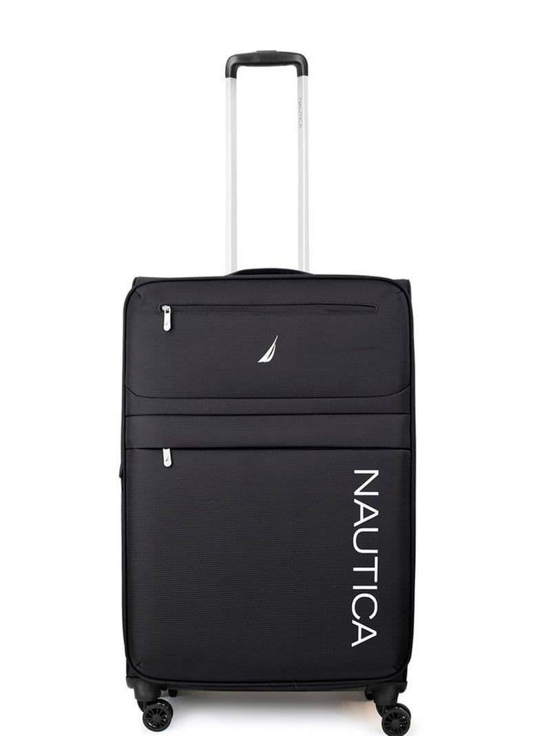 Maleta blanda de tela mediana Nautica Munich 20kg negra Negro M