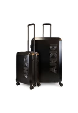 Pack 2 Maletas Donna Karan Lumina S 10kg + L 23kg negra DKNY Negro