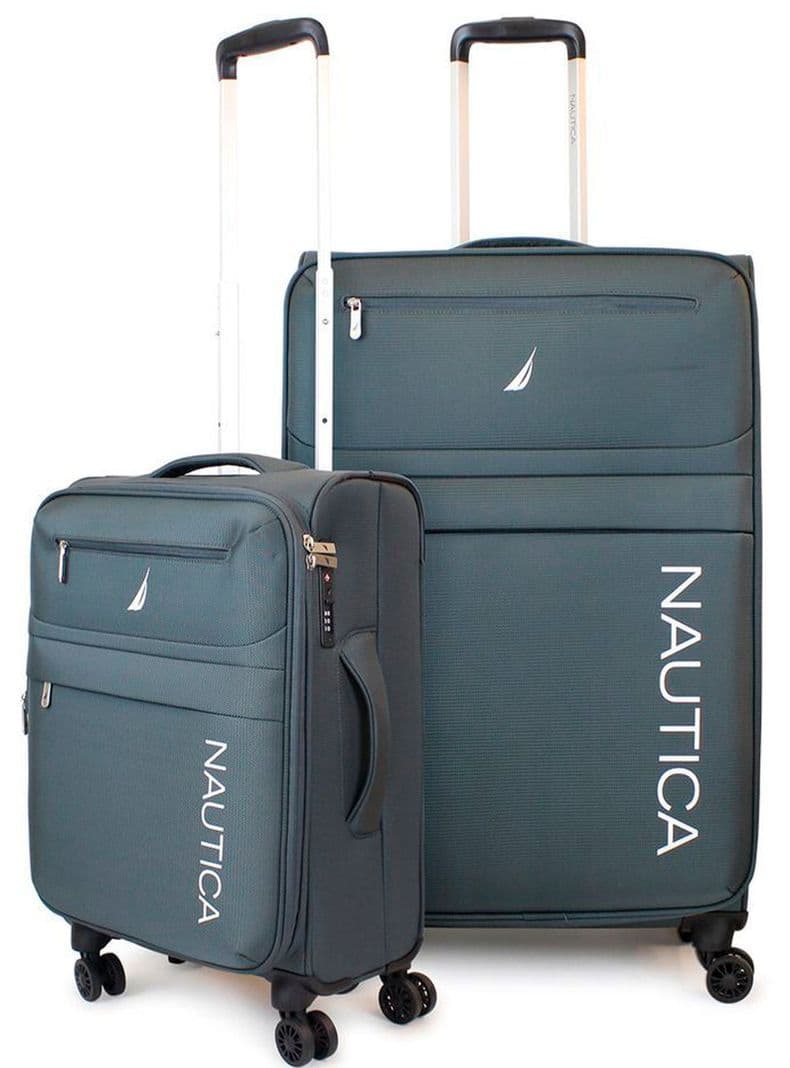 Pack 2 maletas blandas de tela S+L Nautica Munich 10k y 23k gris
