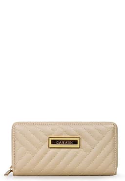 Billetera de mujer Ava beige Carven S