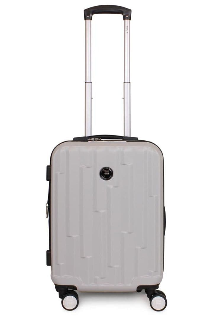 Maleta Flip de cabina con usb gris F la Maleta de Chile S
