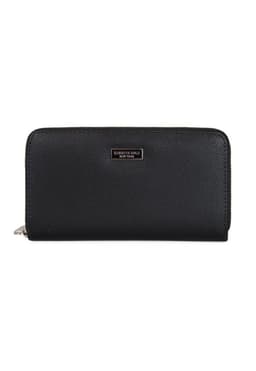 Billetera mujer Bessie negra Kenneth Cole Negro