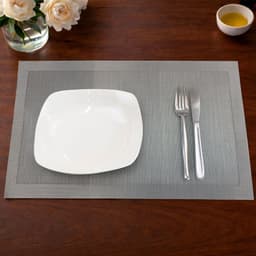 Individual de mesa Nautica Home 45x30cm degrade gris Plata S