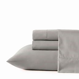 Juego de sabanas Nautica 3piezas microfibra 1,5 plazas gris claro