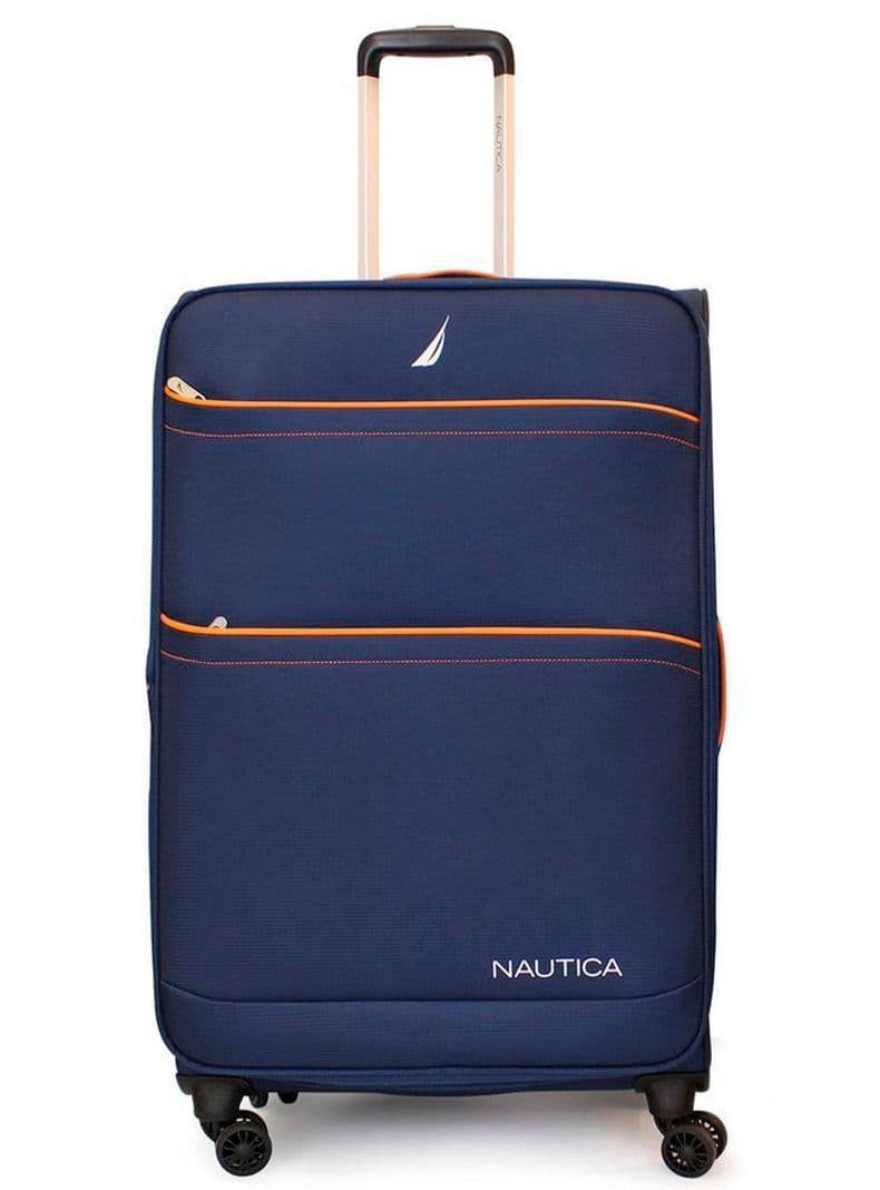 Maleta blanda de tela grande Nautica Lisboa L 23kg azul