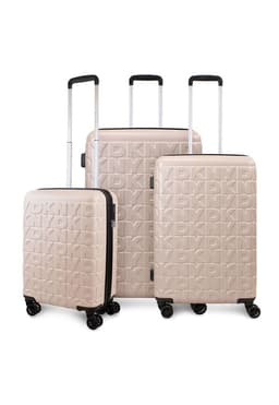 Set 3 Maletas Donna Karan Meghan Cabina Mediana Grande rosada Rosado L