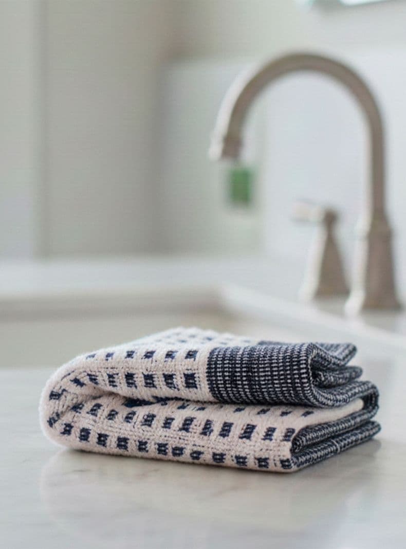 Toalla de cara MARA Nautica Home 30x50cm blanca-azul Blanco S