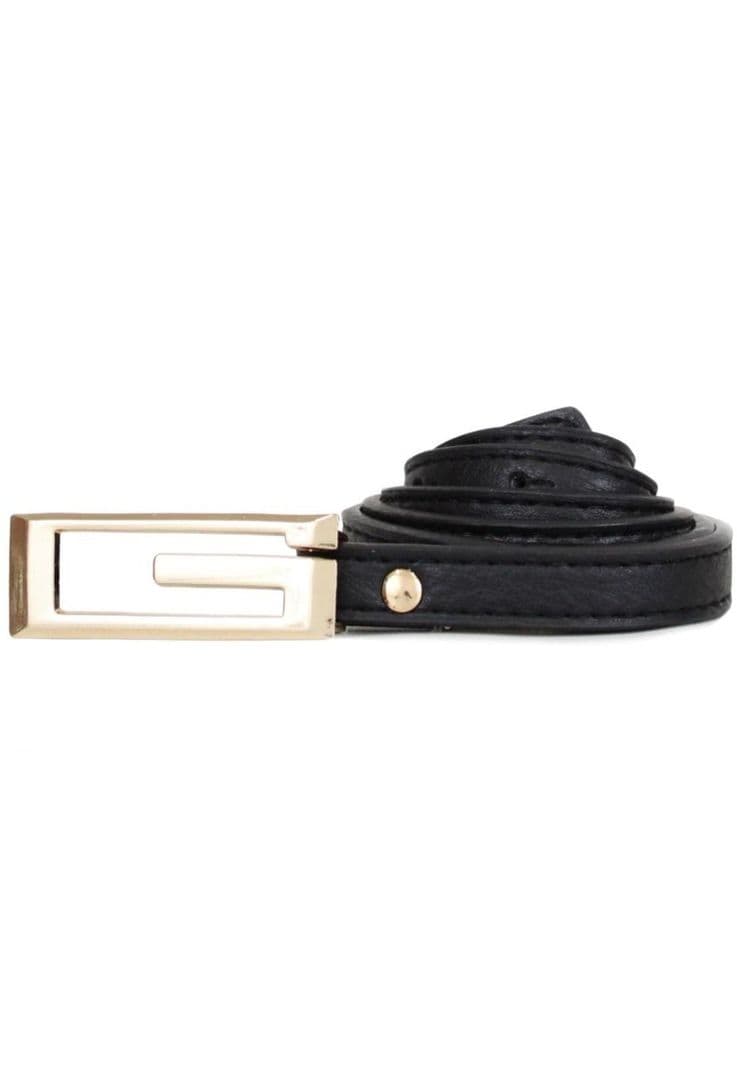 Cinturon mujer Juliette negro Carven M