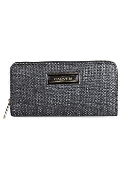 Billetera mujer Lidia negra Carven Paris Negro
