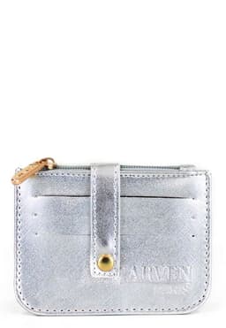 Tarjetero mujer Obi gris Carven Plata
