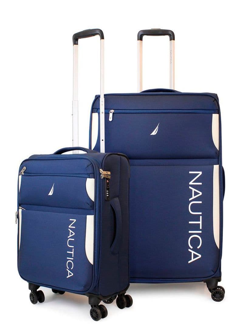 Pack 2 maletas blandas de tela S+L Nautica Marbella 10k y 23k azul