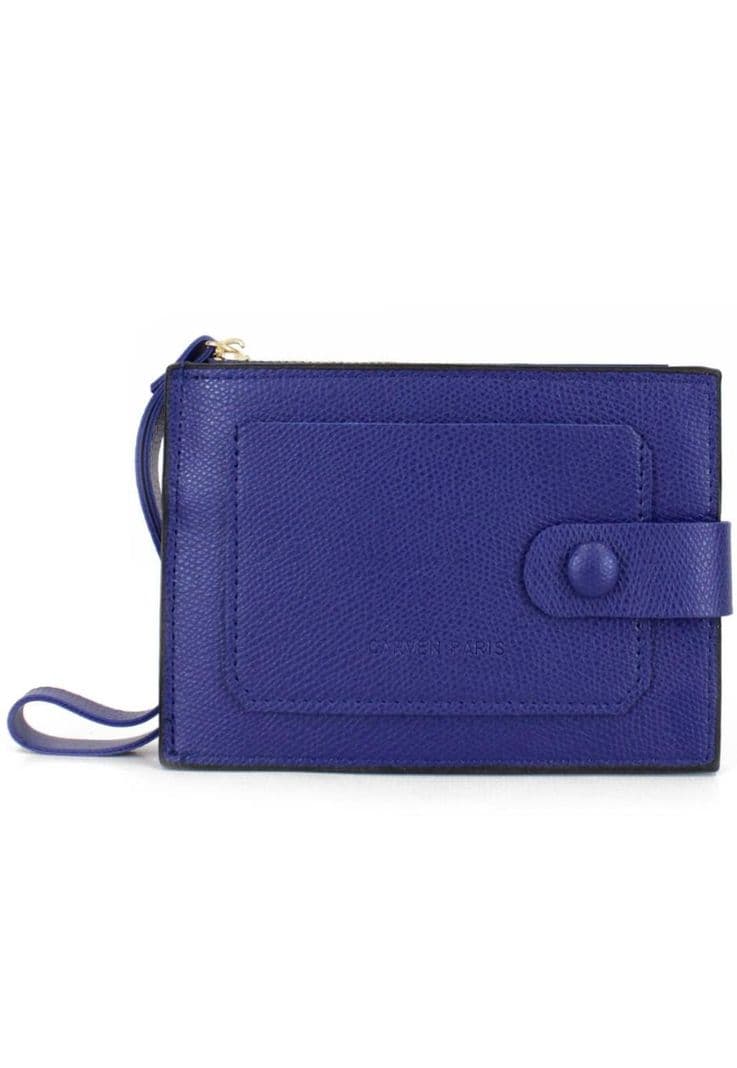 Billetera de mujer Eva azul Carven M