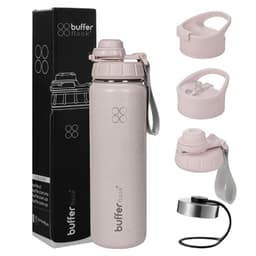 Botella Termica Agua Buffer Acero Inoxidable + Tapas 700ml Salmon
