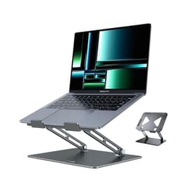 Soporte Notebook Base Alzador Para Macbook Notebook Linkon Gris