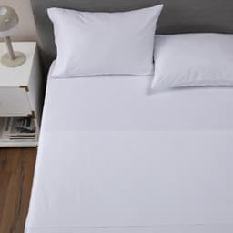 Sabanas 2 Plazas Hotel Casatua Ultra Suave + Fundas Blanco