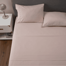 Sabanas 1800 Hotel Ultra Suave Funda Bordada Super King Rosado