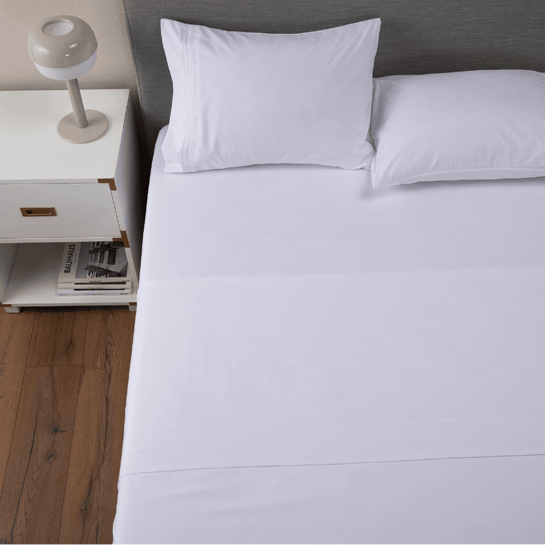 Sabanas 1800 Hotel Ultra Suave Funda Bordada Super King Blanco
