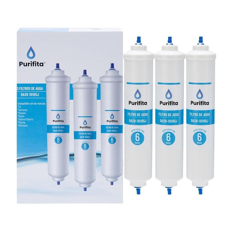 Filtro de Agua para Refrigerador DA29 10105J Purifita Set 3 Blanco