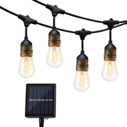 Guirnalda Solar Maxwell 10m Luces Exterior Terraza Impermeable Amarillo
