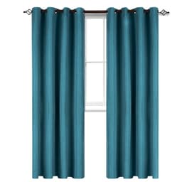 Cortina Blackout 100% CasaTua 1 Pano 140x220 Textu Lino Turquesa