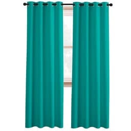 Cortina Blackout Casatua Un Pano 140x220cm Aislante Turquesa 140 CM