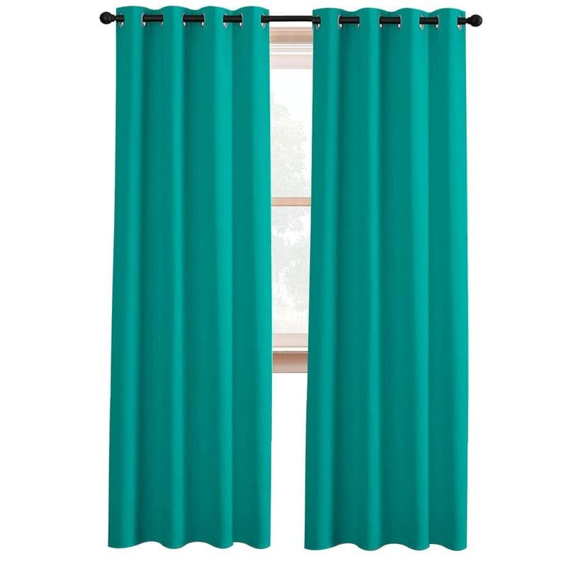 Cortina Blackout Casatua Un Pano 140x220cm Aislante Turquesa 140 CM