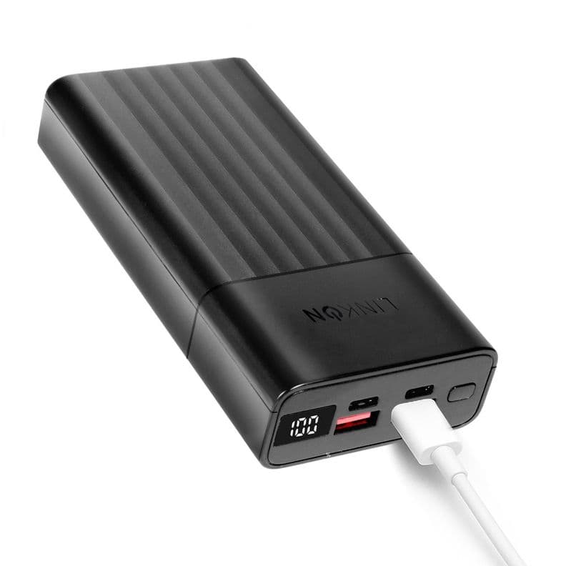 Bateria Externa Cargador Portatil Linkon Power Bank 20000Mah Negro