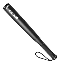 Linterna Led Tipo Bate Maxwell Potente Seguridad Negro