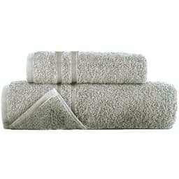 Toallas Bano Premium Set 2 100% Algodon Rosewood Lujo Suave Gris