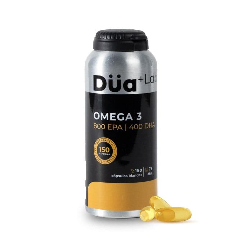 Omega 3 Dua Labs 800 Epa 400 Dha 150 Capsulas Sin Sabor Negro