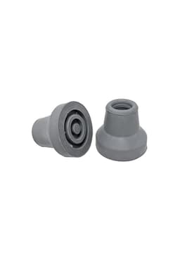 Regaton Goma 1/2 (13mm) Para Baston 4 Patas (Pack de 4) Gris