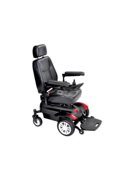 Silla De Ruedas Electrica A Bateria Titan Drive 40cm Negro