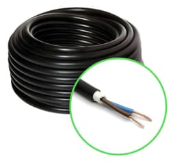 Cordon Electrico Veltrox Flexible 2x1,0mm2 10m Negro Sec Negro