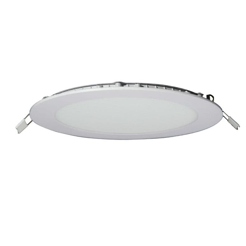 Panel Led Foco Plafon Empotrado Redondo 18w 22cm Luz Fria Blanco