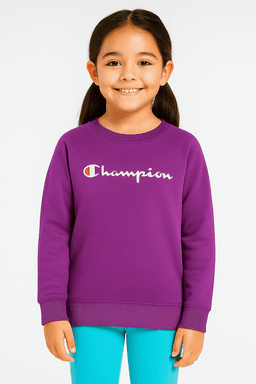 POLERON CHAMPION Morado 8-10 anos