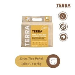 Panales Biodegradables Terra Talla P 22 uns