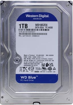 Disco duro interno Caviar Blue 1TB WD10EZEX (Reacondicionado) Plata