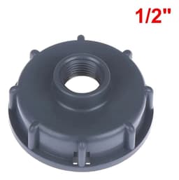 Pack X2 Tapa Roscada S60 X6 Tanque Ibc O Bidon Adaptador 1/2