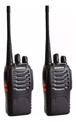 Pack 2 Radios Transmisor Walkie Talkie Baofeng