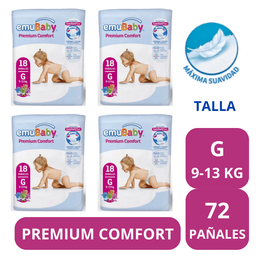 Panal Emubaby Premium Comfort X4 Talla G